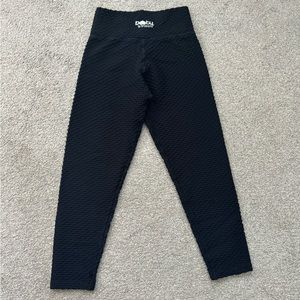 Booty By Brabants Croco Skin Leggings *HEMMED* - Black